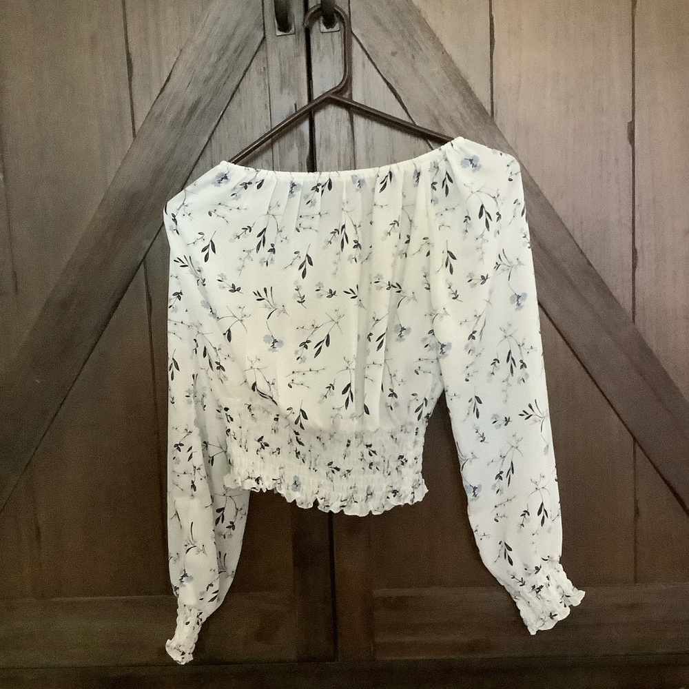 Streetwear society off the shoulder long sleeve